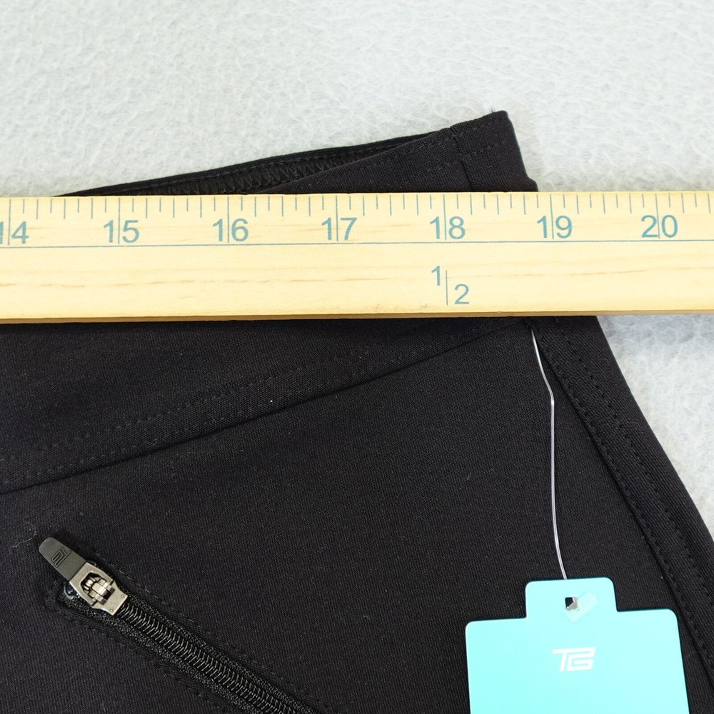 Tek Gear Capri Womens XXL Black DryTek Weekend Mid Rise Active Pants Gym Yoga - Picture 4 of 10